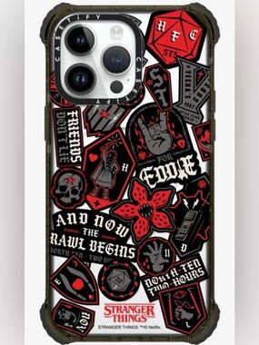 Stranger Things Sticker IPhone 14 Pro Max Case